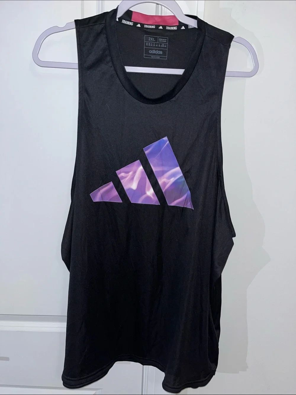 New Adidas Tank Aeroready Performance Workout Gym Sleeveless T Shirt 2XL Reg Fit